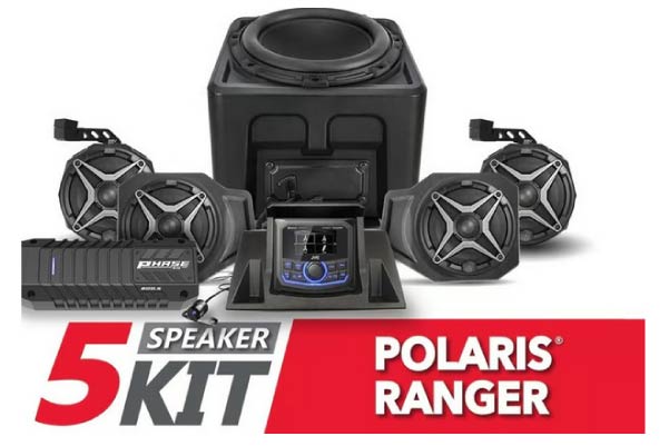 RG4-Q5A1 / 2018-2024 Polaris Ranger XP1000 A-Spec 5-Speaker 800watt Audio System w/JVC